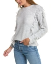Rain And Rose Rain + Rose Sweater In Grey