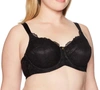 CURVY COUTURE EVERYDAY GLAMOUR UNLINED BRA IN BLACK