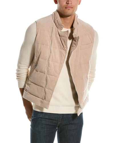 Brunello Cucinelli Cashmere-blend Vest In Beige