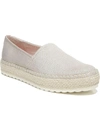 Dr. Scholl's Shoes Sunray Womens Faux Suede Slip On Platforms In White
