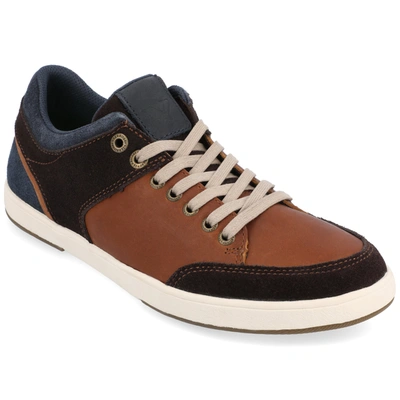 Territory Men's Pacer Casual Leather Sneakers In Brown