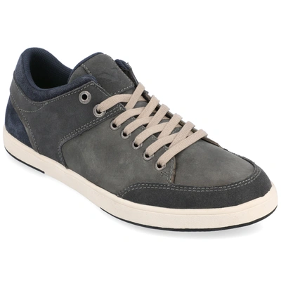 Territory Men's Pacer Casual Leather Sneakers In Grey