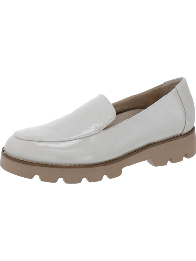 VIONIC KENSLEY WOMENS PATENT LEATHER SLIP ON LOAFERS