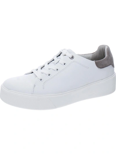 Naturalizer Morrison 2.0 Womens Leather Lifestyle Casual And Fashion Sneakers In White