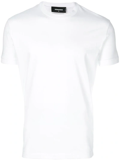 Dsquared2 Basic Round Neck T-shirt In White/100