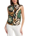 Johanna Ortiz Confluence Print Blouse In Multi