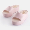 Lemon Jelly Women Sunny Open Toe Slides In Pink In Multi