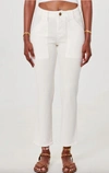Lola Jeans Dana High Rise Slim Jeans In Ivory In White