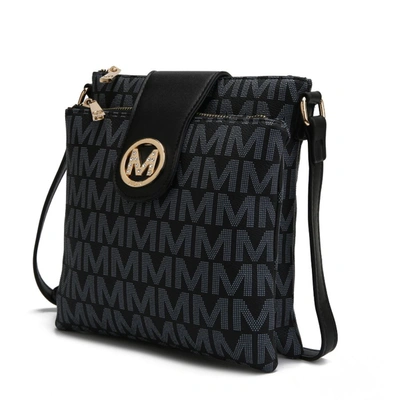 Mkf Collection By Mia K Wrigley M Signature Crossbody Handbag In Black