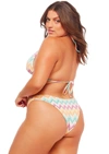 Jmp The Label Lido Triangle Bikini Top - Kaleidoscope In Multi