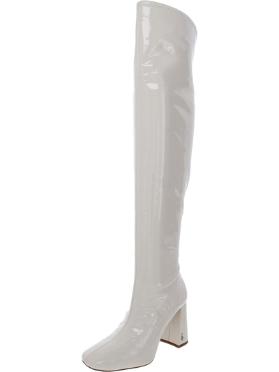 Sam Edelman Cosette Womens Dressy Square Toe Over-the-knee Boots In Multi