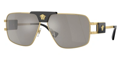 Versace Men's 63mm Sunglasses In Gold