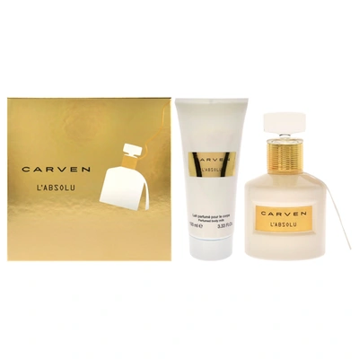 Carven Labsolu By  For Women - 2 Pc Gift Set 1.66oz Edp Spray, 3.33oz Perfume Body Milk