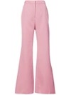 ROCHAS ROCHAS FLARED TROUSERS - PINK,ROPL300531RL20010012100895