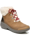 BZEES KEEPER WOMENS FAUX FUR LINED COMFORT ANKLE BOOTS