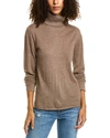 Majestic Filatures Cashmere Turtleneck In Brown