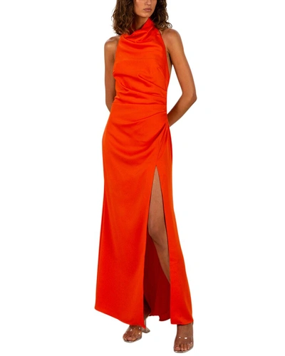 Misha Collection Clover Gown In Orange