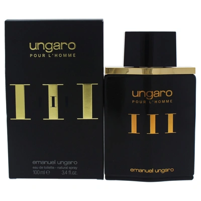 Emanuel Ungaro Ungaro Iii For Men 3.4 oz Edt Spray