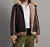 Rag & Bone Brown Stella Shearling Jacket In Brown