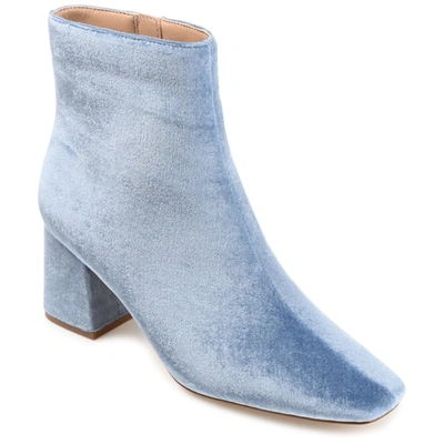 Journee Collection Collection Women's Tru Comfort Foam Wide Width Hazara Bootie In Blue