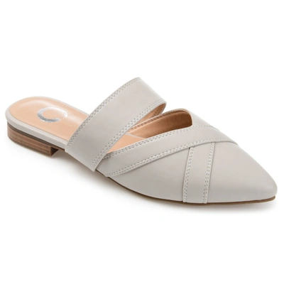 Journee Collection Collection Women's Tru Comfort Foam Narrow Width Stasi Mule In Grey