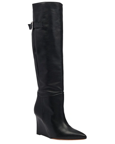 Iro Tricera Leather Knee-high Boot In Black