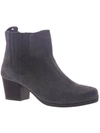 ARRAY DUSTY WOMENS SUEDE PULL ON CHELSEA BOOTS
