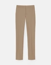 Lafayette 148 Stretch Twill Manhattan Skinny Ankle Pant In Brown