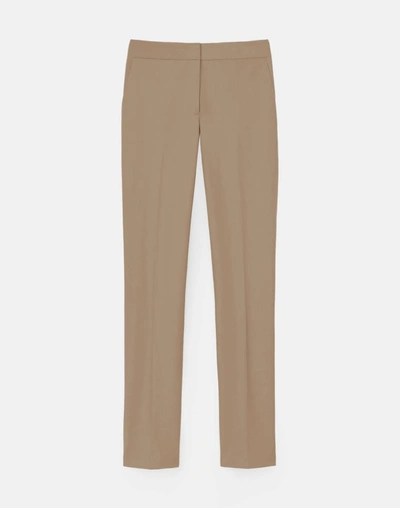 Lafayette 148 Stretch Twill Manhattan Skinny Ankle Pant In Beige