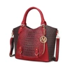 Mkf Collection By Mia K Jacqueline Signature Satchel Handbag In Red
