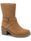 STYLE & CO BESSIEE WOMENS FAUX LEATHER ROUND TOE BOOTIES