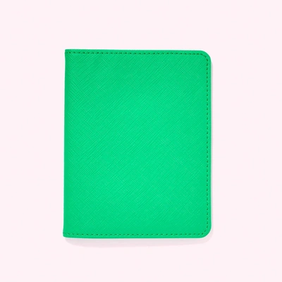 Stoney Clover Lane Textured Passport Case In Avocado In Green