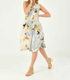 Dolcezza Women's Whimsique Linen Dress In Floral Print In Multi