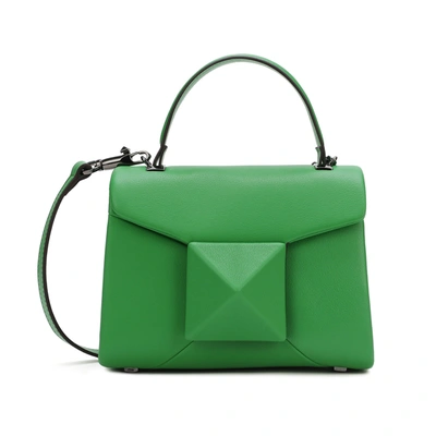 Tiffany & Fred Paris Tiffany & Fred Full-grain Soft Leather Top-handle In Green