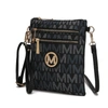 Mkf Collection By Mia K Gaia Milan M Signature Crossbody Handbag In Black