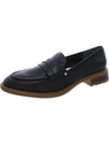 Franco Sarto Edith 2 Womens Leather Slip On Loafers In Black
