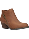 Bella Vita Bobbi Womens Faux Leather Block Heel Booties In Multi