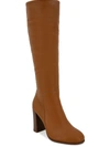 Kenneth Cole Justin Womens Leather Tall Knee-high Boots In Green