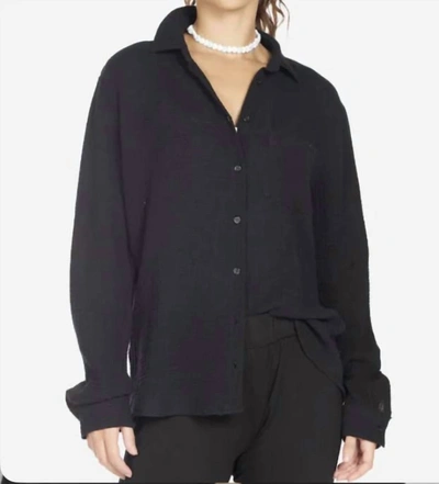 Michael Lauren Hobart Collar Shirt In Black