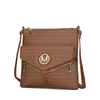 Mkf Collection By Mia K Tania Crossbody Vegan Leather Handbag In Multi
