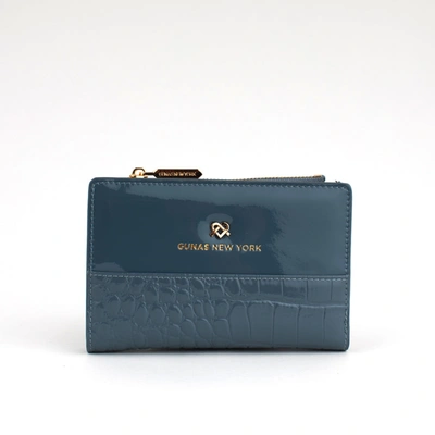 Gunas New York Madison Wallet In Blue