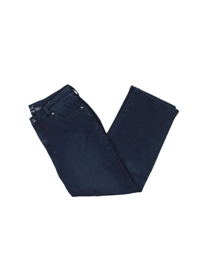 Gloria Vanderbilt Womens Denim Stretch Low-rise Cropped Jeans In Multi