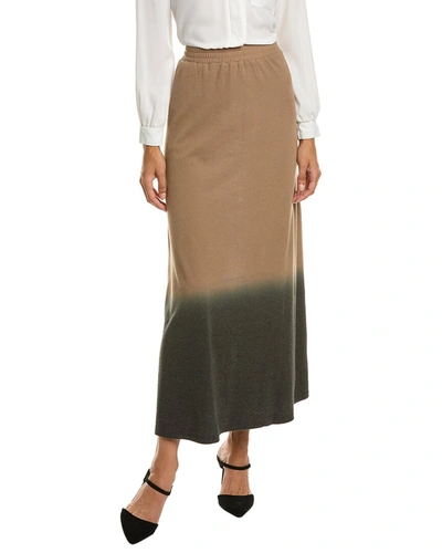 Yal New York Midi Skirt In Brown
