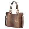Mkf Collection By Mia K Miriam Signature Vegan Leather Tote Handbag In Multi