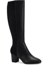CHARTER CLUB SACARIA WOMENS FAUX LEATHER BLOCK HEEL KNEE-HIGH BOOTS