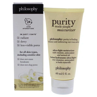 Philosophy Di Lorenzo Serafini Purity Made Simple Moisturizer By Philosophy For Unisex - 2 oz Moisturizer