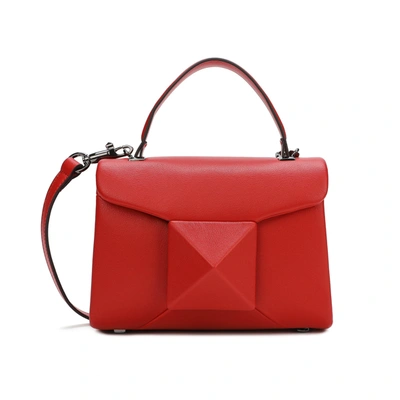 Tiffany & Fred Paris Tiffany & Fred Full-grain Soft Leather Top-handle In Red