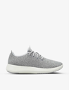 Allbirds Mens Grey Wool Runner Contrast-sole Wool Low-top Trainers