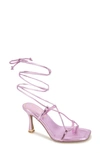 Kenneth Cole Women's Belinda Ankle Tie High Heel Sandals In Lavender Pu