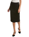 Vince Camuto Ponte Pencil Skirt In Black